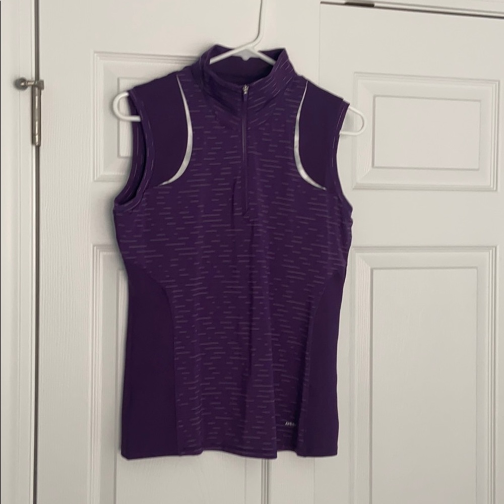 Annika by Cutter and Buck Mock Sleeveless Tank